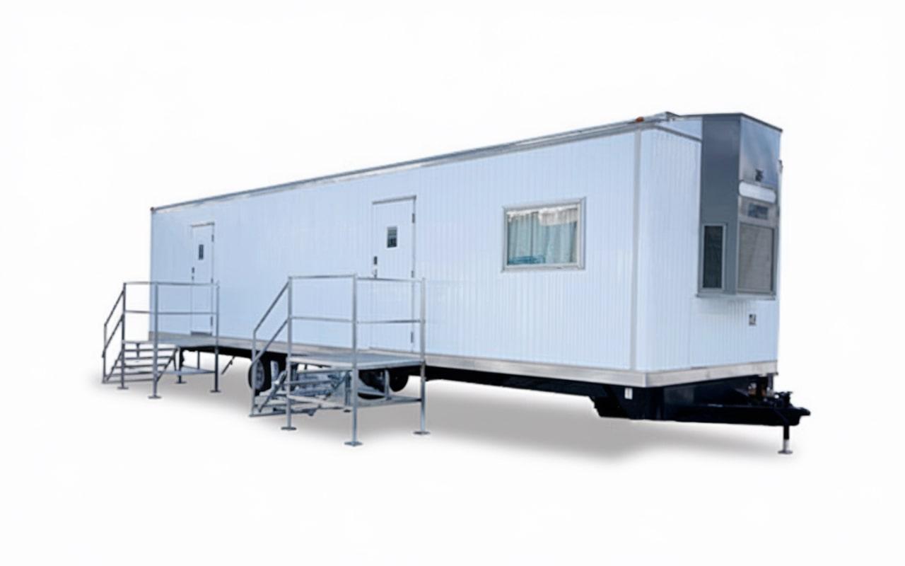 office trailers come in various sizes and configurations, with options for single or multiple office spaces